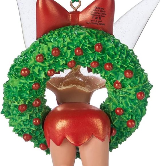 Tinker Bell Wreath Sketchbook Ornament - Picture 2 of 4